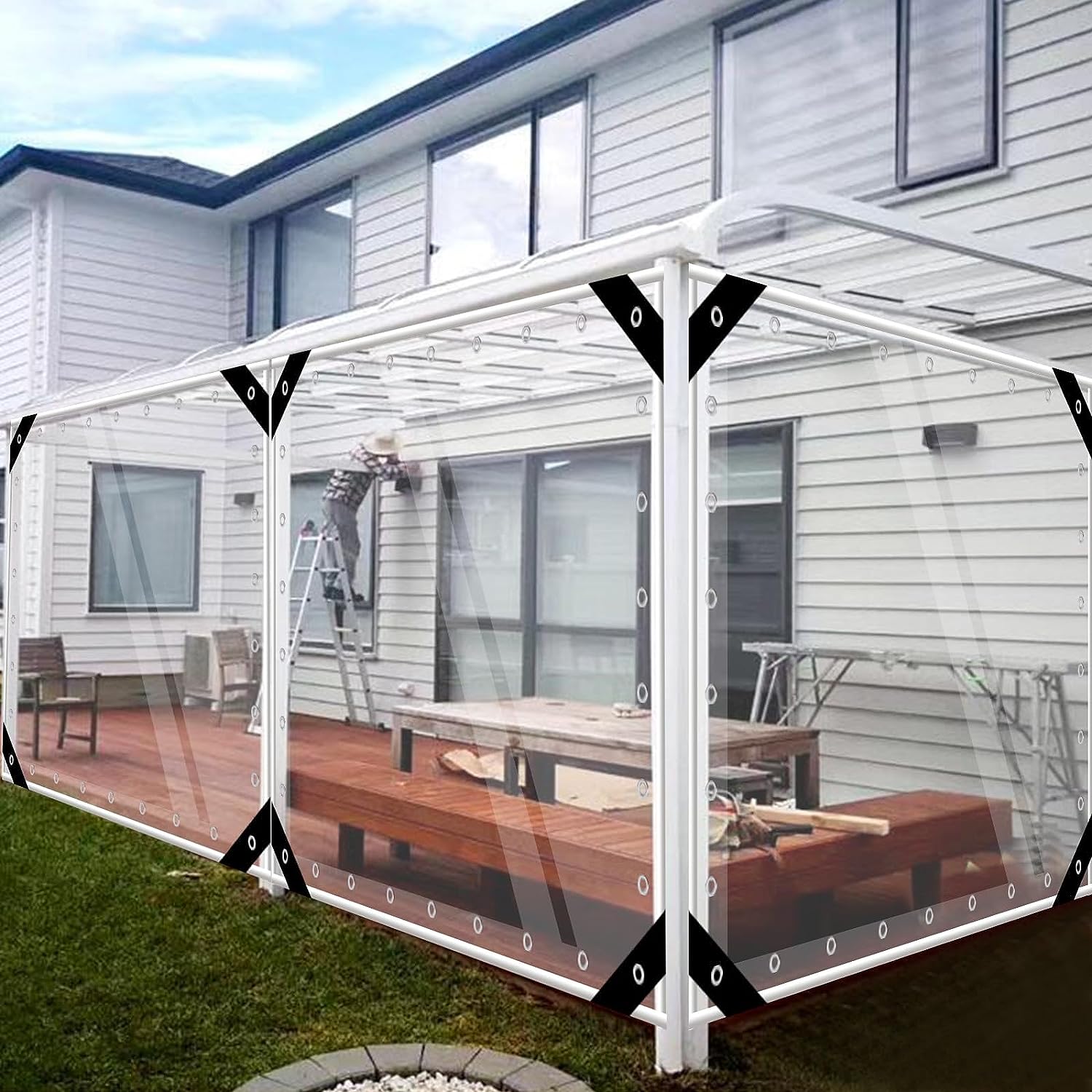 Farming For Agriculture - Tarpaulin Transparent Waterproof PVC Plastic with