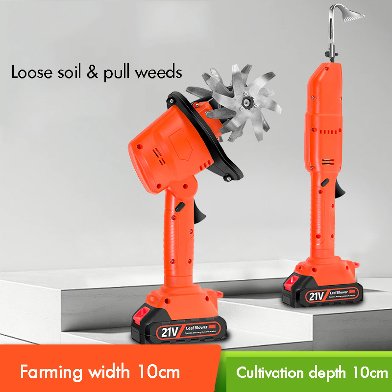Farming Equipment For Agriculture - Cordless Electric Tiller 1.5Ah Battery Working