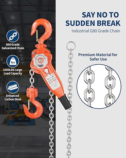 Manual Lever Chain Hoist with  - Farming Jobs ulasan dan harga
