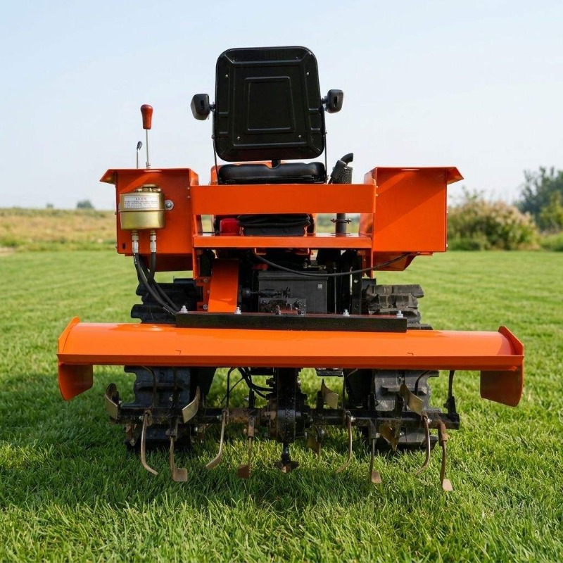 Crawler 4WD Rotary Tiller 35HP - Farming Equipment For Agriculture ulasan dan harga