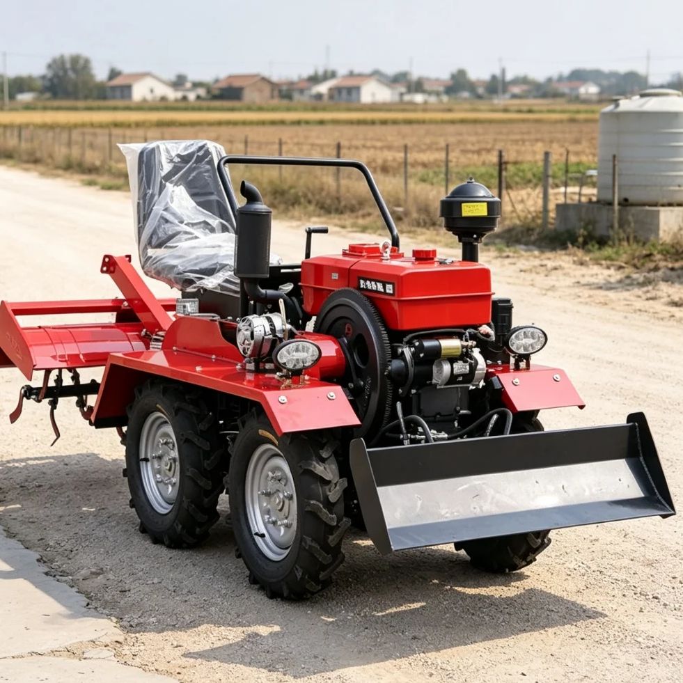 Customized 4‑Wheel 4WD Rotary  - Farming Equipment For Agriculture ulasan dan harga