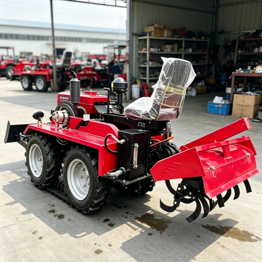 Customized 4‑Wheel 4WD Rotary  - Farming Equipment For Agriculture ulasan dan harga