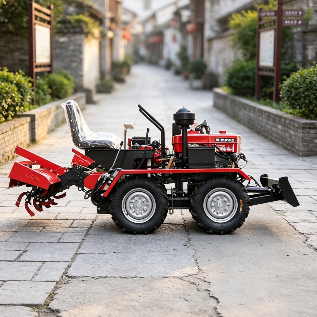 Customized 4‑Wheel 4WD Rotary  - Farming Equipment For Agriculture ulasan dan harga