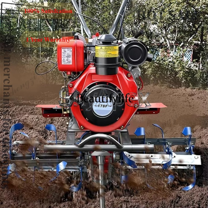 M81 New Mini Rotary Tiller Hou - Farming Equipment For Agriculture ulasan dan harga
